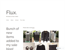 Tablet Screenshot of fashion-flux.com